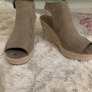 Suede Bootie Sandals